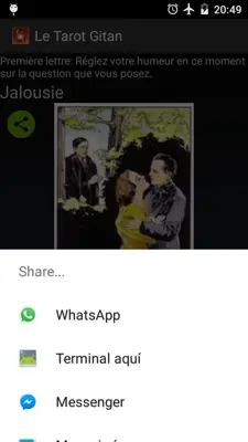 Le Tarot Gitan android App screenshot 2