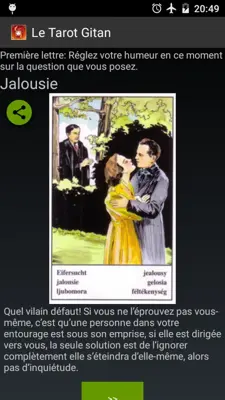 Le Tarot Gitan android App screenshot 3