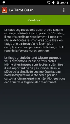 Le Tarot Gitan android App screenshot 6